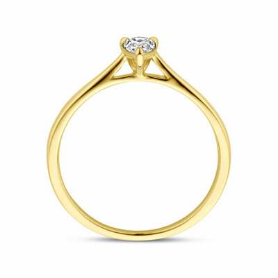 ring lab grown diamant 0.25ct h si