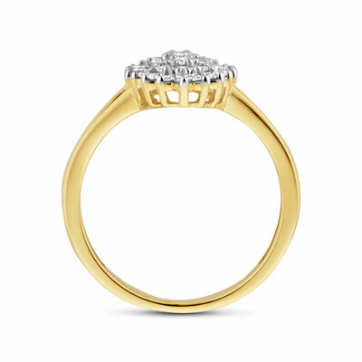 ring lab grown diamant 0.48ct h si