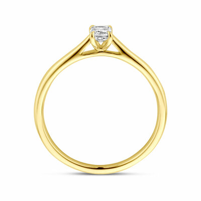 ring lab grown diamant 0.25ct h si