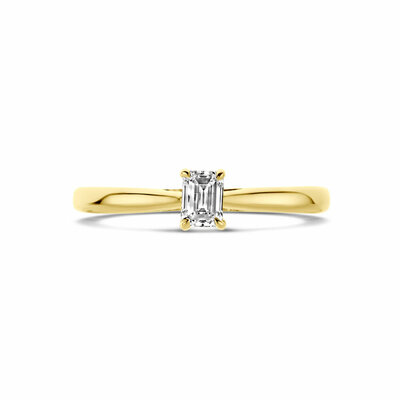 ring lab grown diamant 0.25ct h si