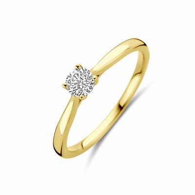 ring lab grown diamant 0.25ct h si
