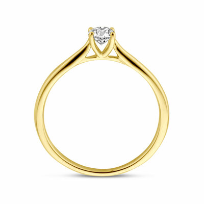 ring lab grown diamant 0.25ct h si