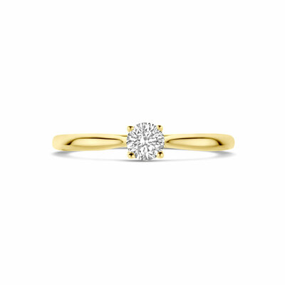 ring lab grown diamant 0.25ct h si