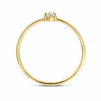 ring met geboortesteen aquamarijn maart