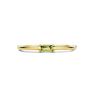 ring met geboortesteen peridot augustus