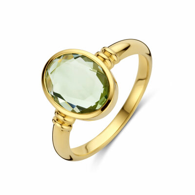 ring groen amethist