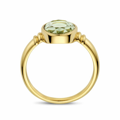 ring groen amethist