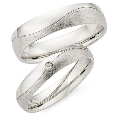 Zilveren ringen met Diamant