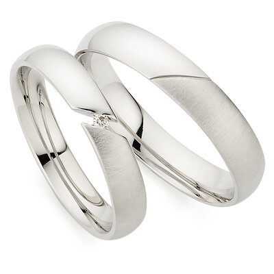Zilveren ringen met Diamant