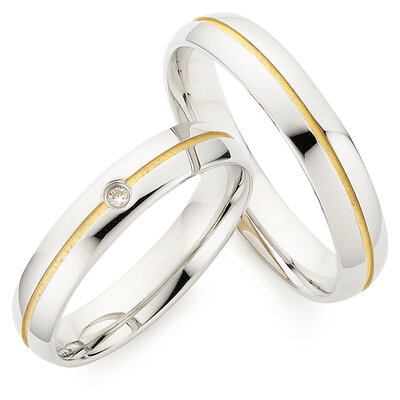 Zilveren ringen met Diamant