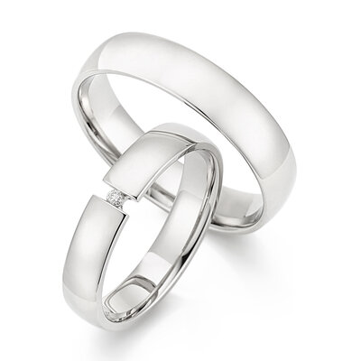 Zilveren ringen met Diamant