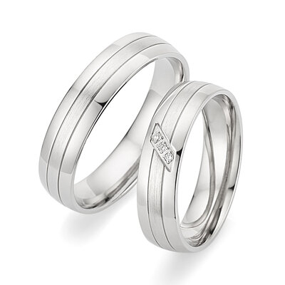 Zilveren ringen met Diamant