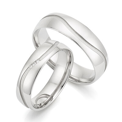 Zilveren ringen met Diamant