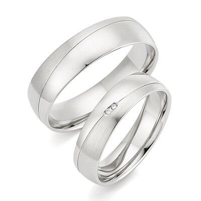 Zilveren ringen met Diamant