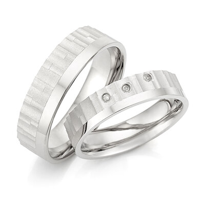 Zilveren ringen met Diamant