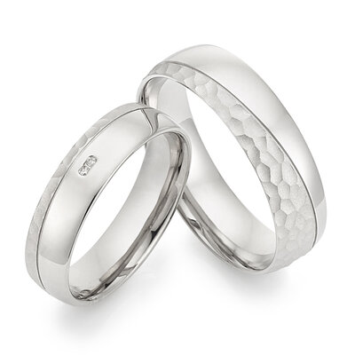 Zilveren ringen met Diamant