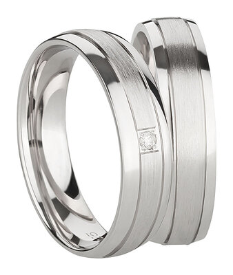 Zilveren ringen met Diamant