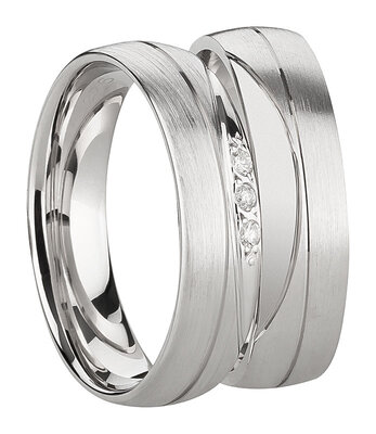 Zilveren ringen met Diamant