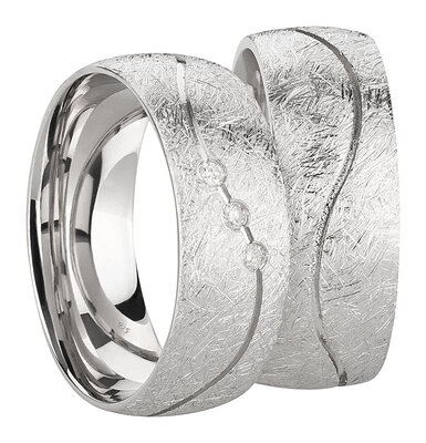 Zilveren ringen met Diamant