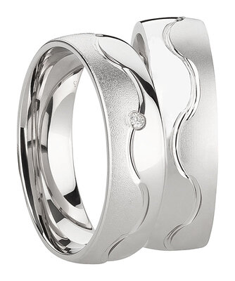 Zilveren ringen met Diamant