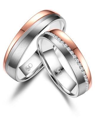 Trouwringen titanium