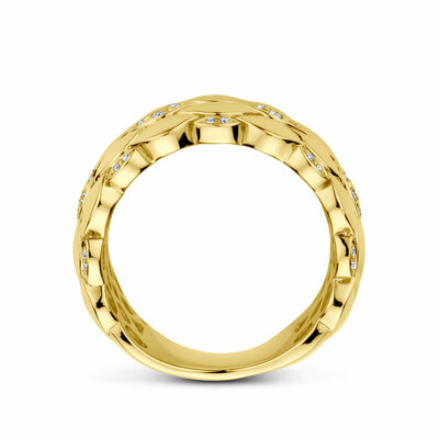 ring diamant 0.17ct h si