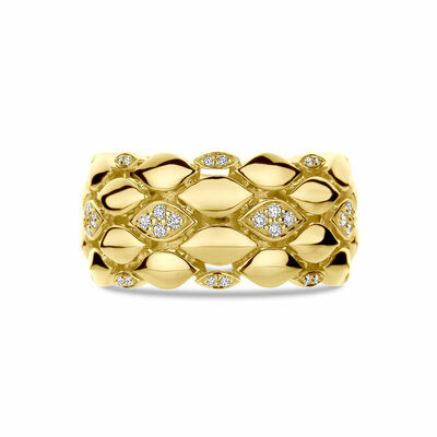 ring diamant 0.17ct h si