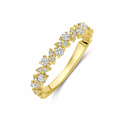 ring diamant 0.49ct h si