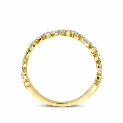 ring diamant 0.49ct h si