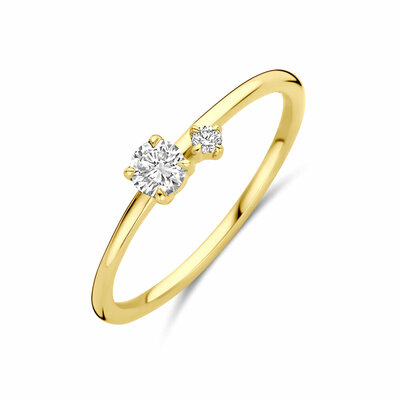 ring lab grown diamant 0.20ct h si