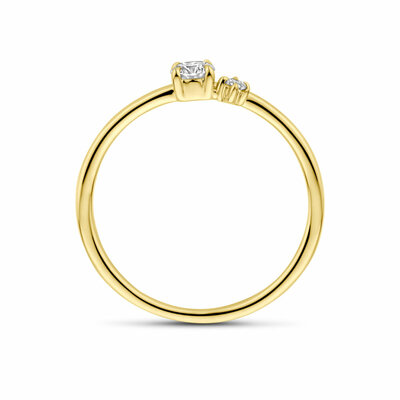 ring lab grown diamant 0.20ct h si