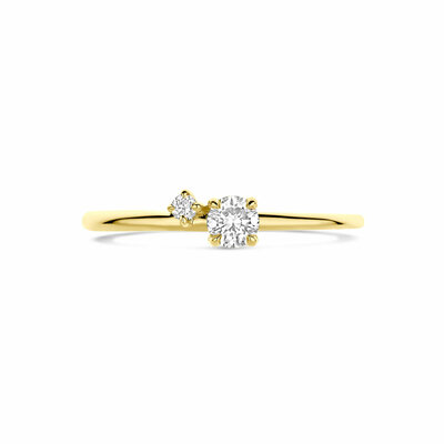 ring lab grown diamant 0.20ct h si