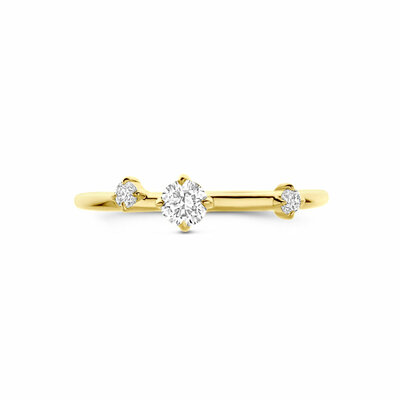 ring lab grown diamant 0.25ct h si