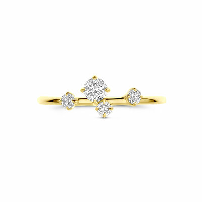 ring lab grown diamant 0.33ct h si