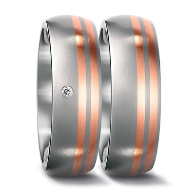 Titanium goud trouwringen