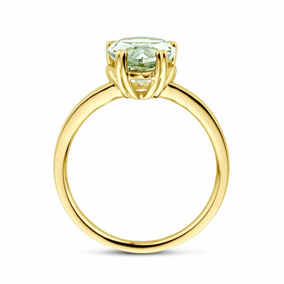 ring groen amethist