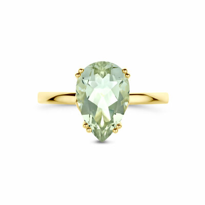 ring groen amethist