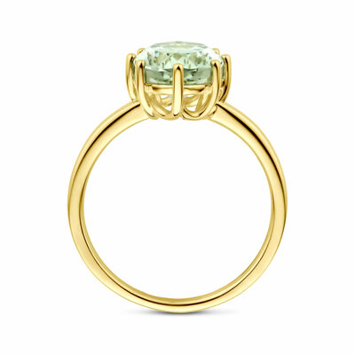 ring groen amethist