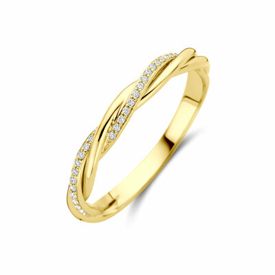 ring diamant 0.08ct h si