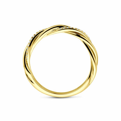 ring diamant 0.08ct h si