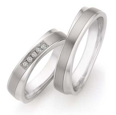 Trouwringen Staal/ Titanium