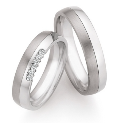 Trouwringen Staal/ Titanium