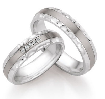 Trouwringen Staal/ Titanium
