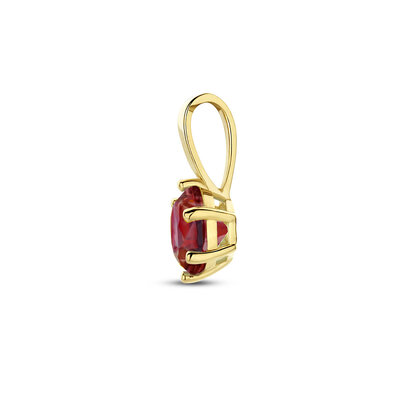 hanger met geboortesteen zirkonia 9 mm
