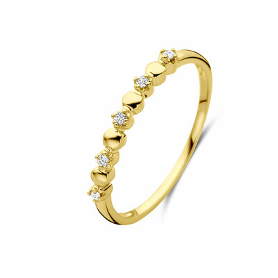 ring diamant 0.05ct h si