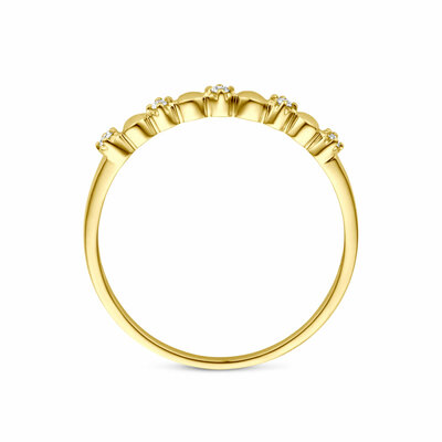 ring diamant 0.05ct h si