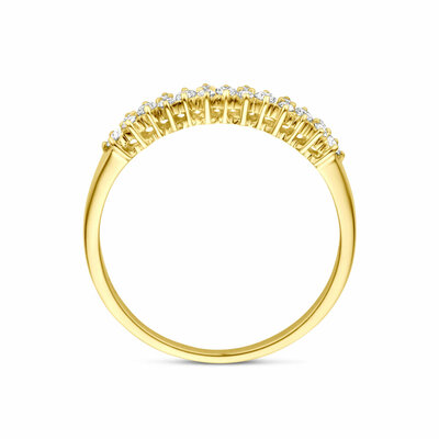ring diamant 0.24ct h si