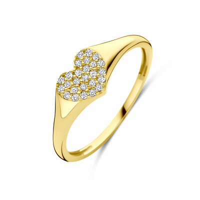 ring hart zirkonia