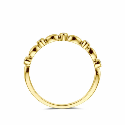 ring diamant 0.05ct h si
