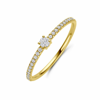 ring diamant 0.20ct h si